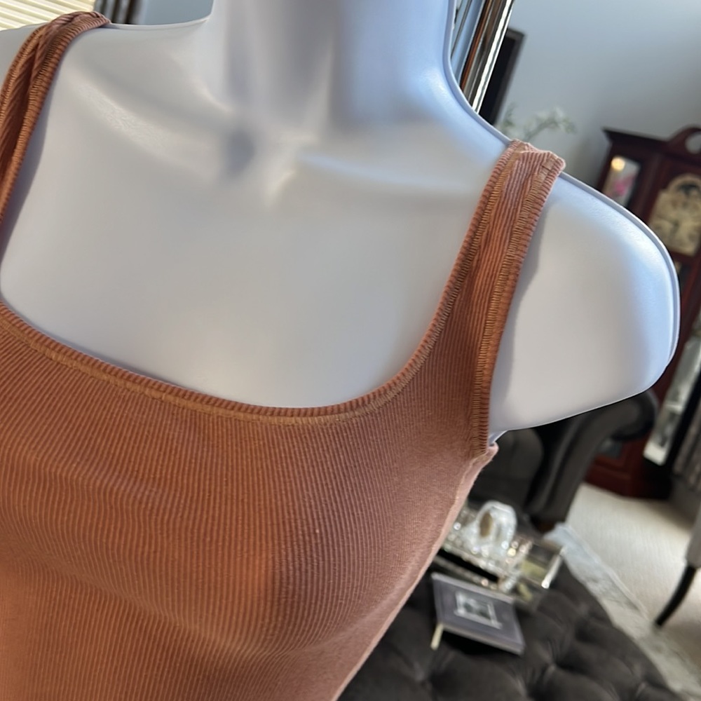 Skims ribbed cotton bodysuit - Picture 4 of 9